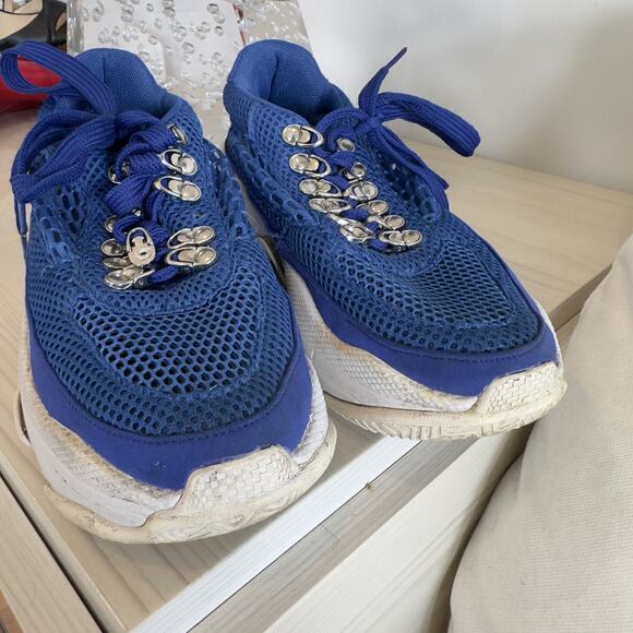 Jeffrey Campbell Hotspot Blue Oversized Platform Sneakers Womens 8 - Picture 5 of 11